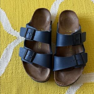 Birkenstock Dark Blue Double-Strap Sandals